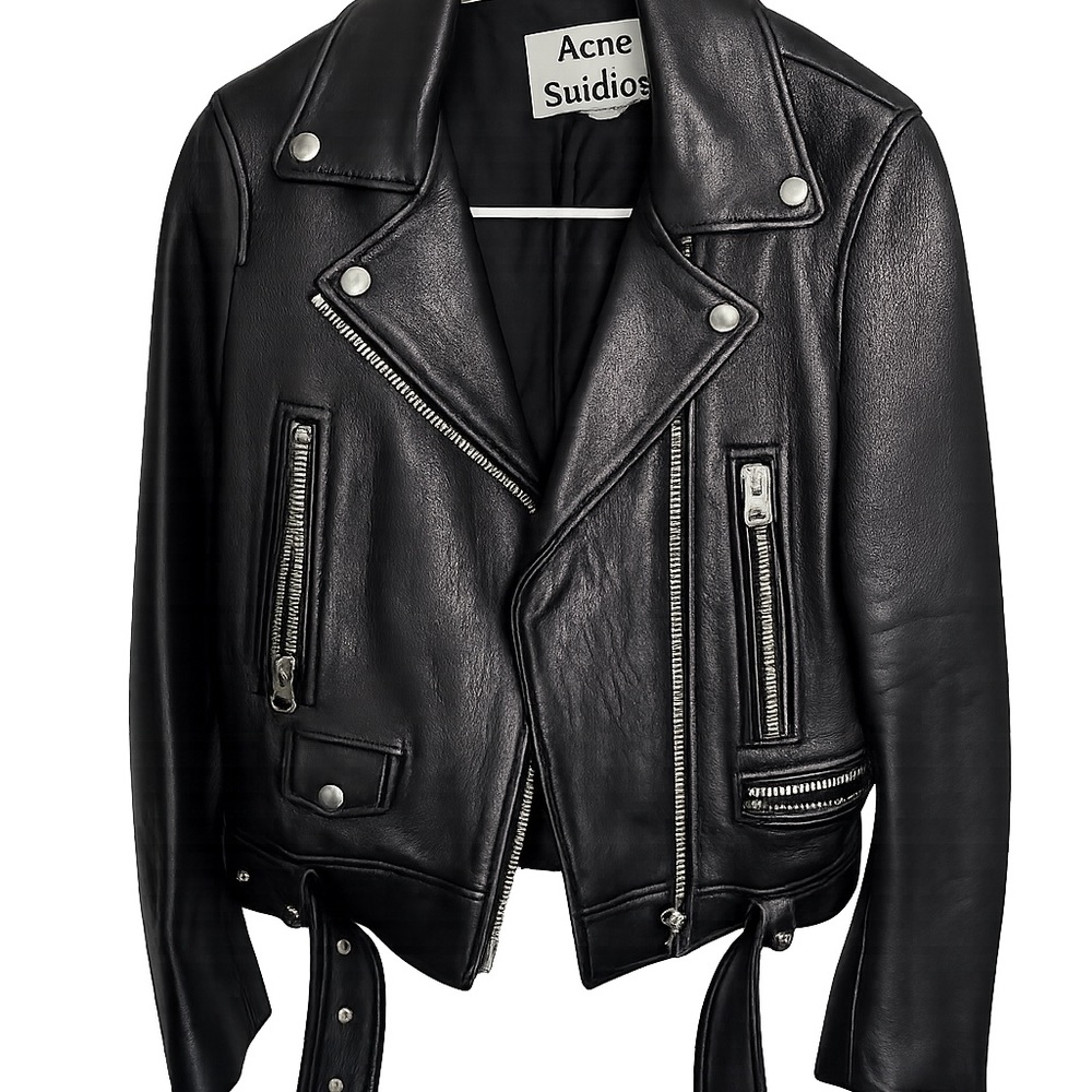 Acne Studios Black Leather Biker
jacket
